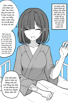 Do được chẩn đoán rằng sẽ không còn sống được bao lâu nữa, vợ tôi...