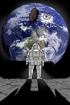 Mắc kẹt trên mặt trăng