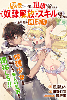 Kabeyaku Nado Fuyou to Tsuihousareta S-kyuu Boukensha, <Dorei Kaihou> Skill wo Kushi shite Shijou Saikyou no Kunizukuri